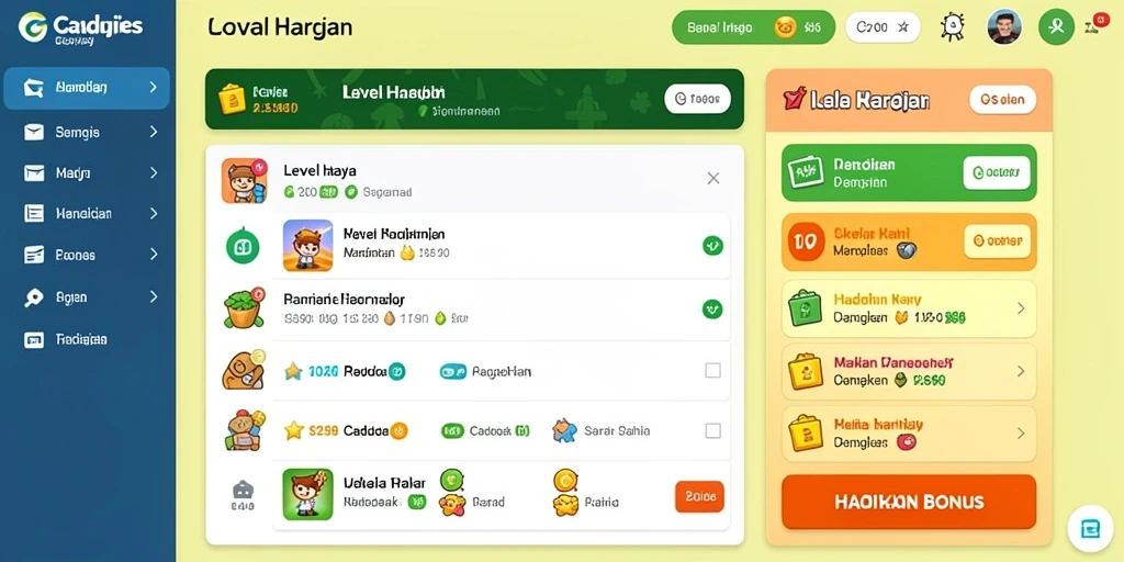 Tantangan seru di setiap level yang harus dihadapi.